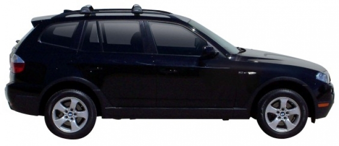 Багажник Whispbar FlushBar для BMW X3 2009, 5 Door SUV 2003 - 2010 (Rails) c рейлингами